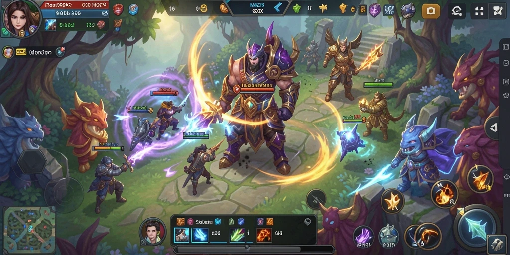 Tampilan gameplay yang menarik dari 99ZK dengan pertarungan seru dan grafis menawan.