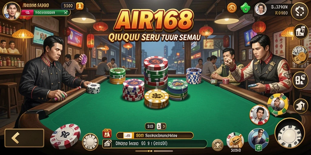 Tampilan menarik gameplay QiuQiu di AIR168.