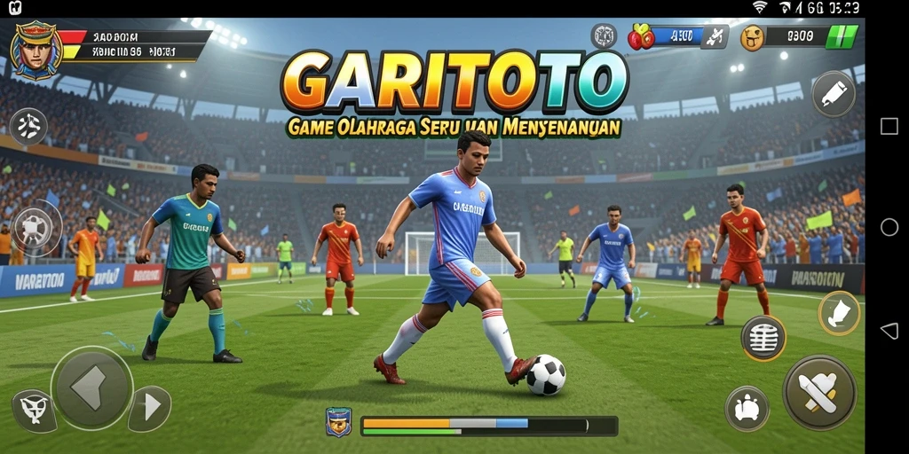 Tangkapan layar gameplay GARITOTO yang menampilkan aksi olahraga seru.