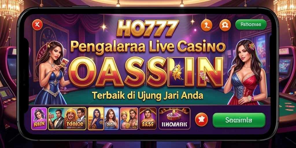 Screenshot HO777 menampilkan gameplay Live Casino yang seru dan interaktif.