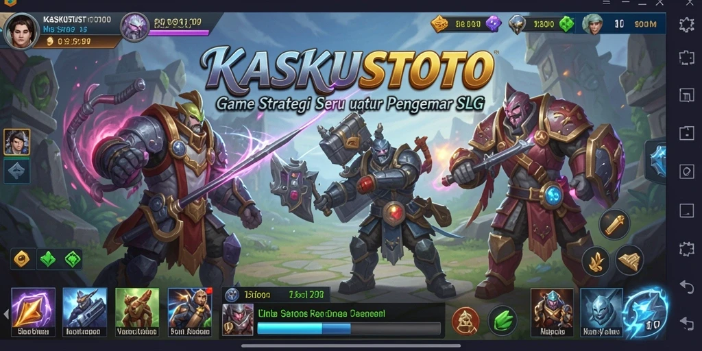 Tampilan gameplay KASKUSTOTO yang mendebarkan dan penuh strategi.
