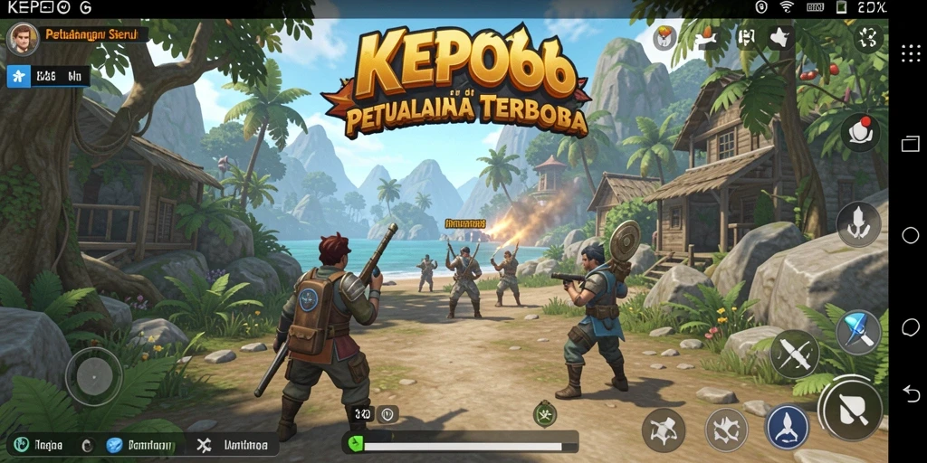 Screenshot gameplay KEPO66 menampilkan eksplorasi yang mengesankan.