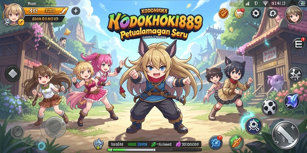 Gameplay seru KODOKHOKI889 dengan karakter anime ikonik.