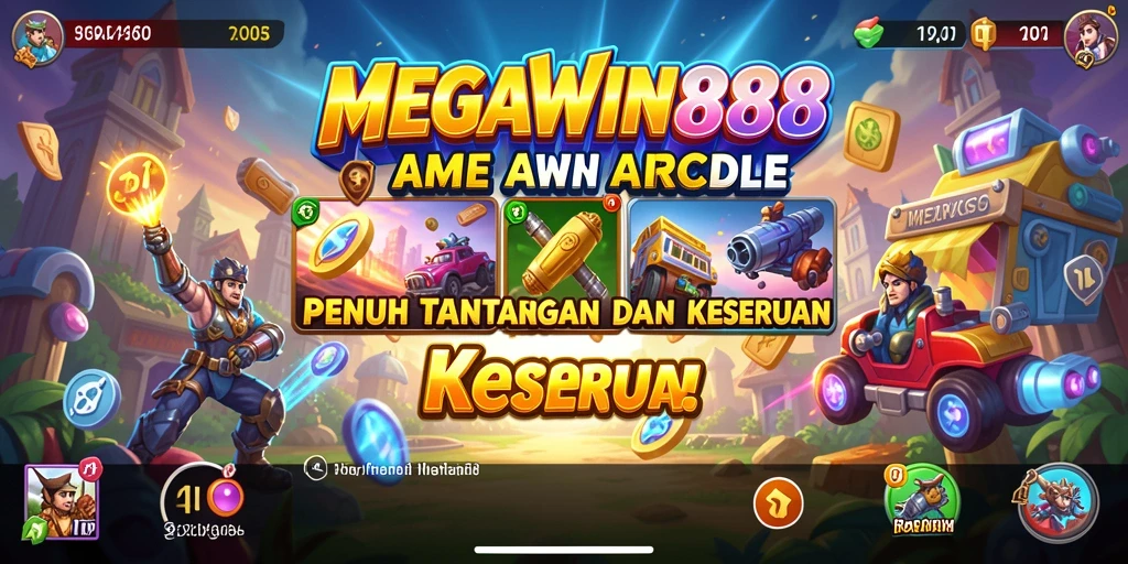 Tampilan gameplay menarik dari MEGAWIN888 dengan tantangan seru.