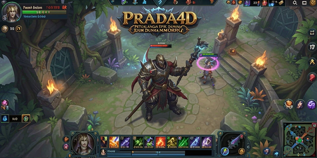 Tangkapan layar gameplay <strong>PRADA4D</strong> yang menampilkan aksi seru dalam dunia MMORPG.