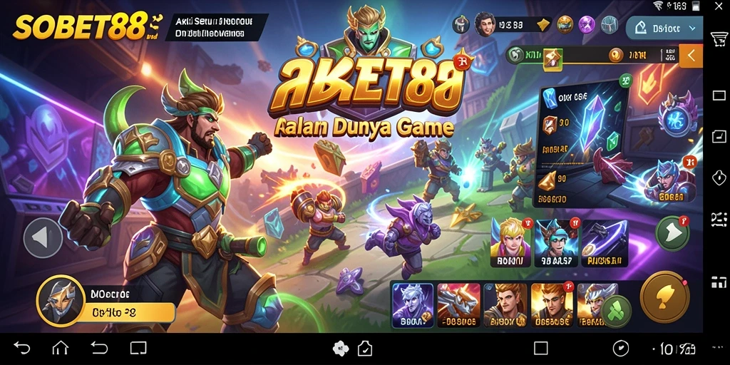 Tangkapan layar dari gameplay SOBET88 yang menunjukkan aksi seru dan pertarungan mendebarkan.